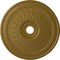 Ekena Millwork Oakleaf Ceiling Medallion (Fits Canopies up to 6 1/4"), Hnd-Painted Gold, 29 1/8"OD x 3 5/8"ID x 1"P CM29OAGLS - alternate 1